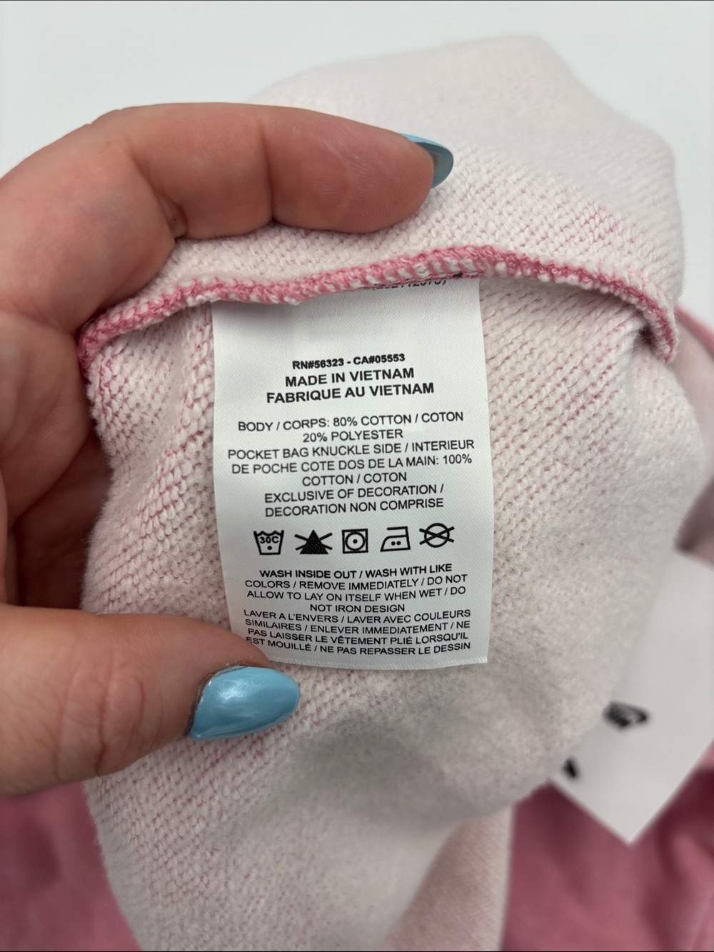 Nike Club Fleece Mid-Rise Skirt in Elemental Heather Pink - Picture 7 of 7
